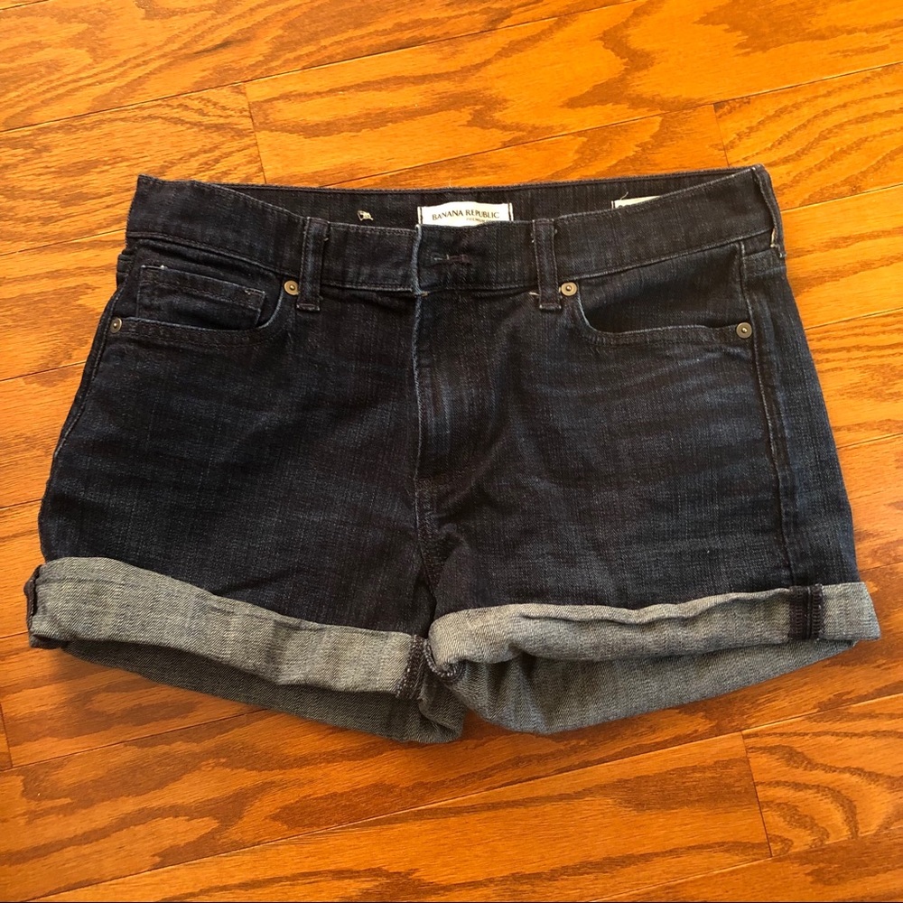 Banana Republic Roll-up Jean Shorts